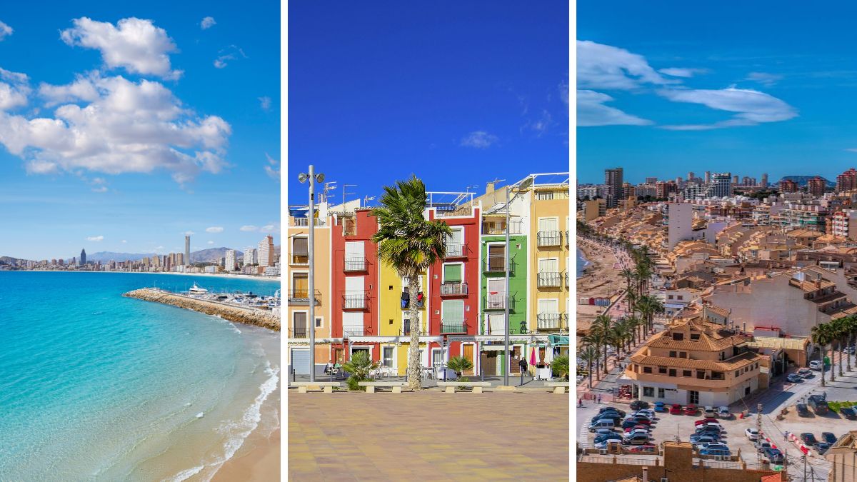 Benidorm – Villajoyosa – El Campello – színes házak és part menti séták